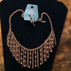 Copper Dangling Necklace